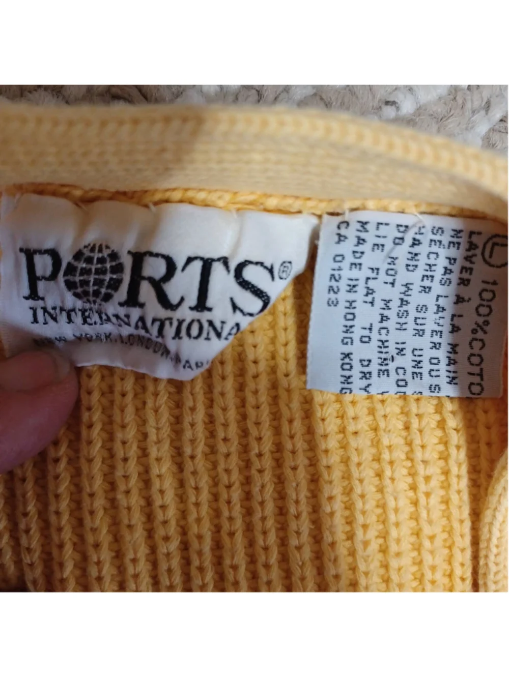 Ports cotton vintage Sweater L